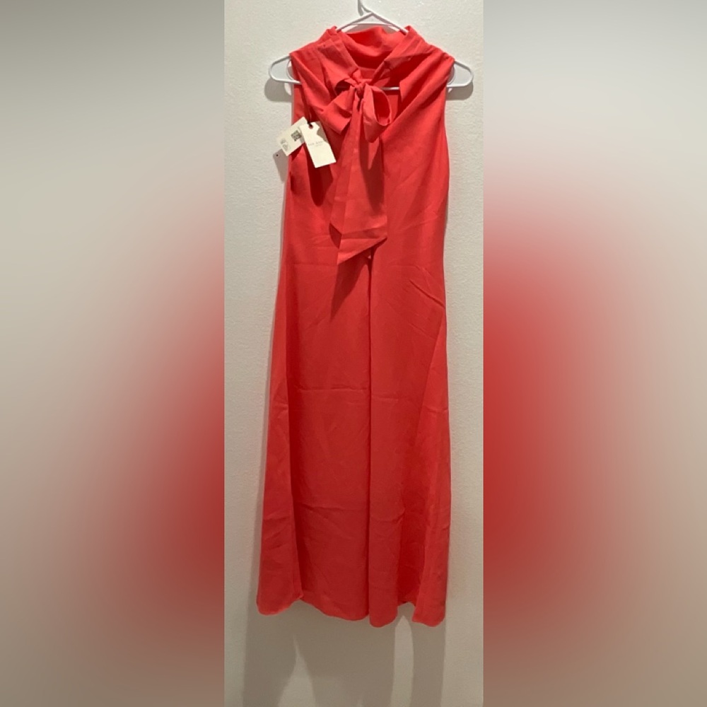 TED BAKER COWL NECK SLEEVLESS MIDI SLIP DRESS